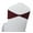 Burgundy, variant on MDS Pack of 10 Spandex Chair Sashes Bow Ties Without Buckle for Wedding - Cadbury Purple