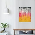 thumbnail image 3 of Nawypu  Pink and Gold Abstract Canvas Wall Art Modern Gold Foil Artwork Luxury Painting Printed on Canvas for Walls Guest Room Girls Gifts Decor, 3 of 4