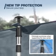 thumbnail image 3 of REDCAMP Replacement Tent Poles for Beach Canopy Accessories, 6.3ft-7.3ft Height Adjustable Aluminum Poles for Camping, Hiking, Backpacking, Outdoor Parties, 2 Pack, Silver, 3 of 9