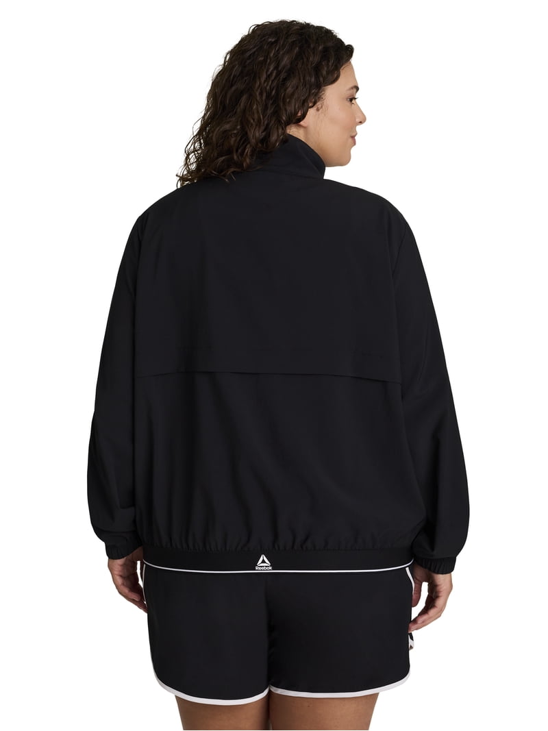 Reebok Women's and Women's Plus Courtside Full Zip Jacket, Sizes