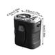 thumbnail image 2 of Ventilador de cintura recargable de 10000 mAh, ventilador portátil con más de 24 horas de tiempo de trabajo, ventilador de cinturón portátil con flujo de aire fuerte de 15000 RPM, 2 of 8