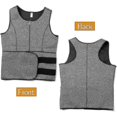 thumbnail image 5 of All Black 2 Hook Chaleco deportivo de neopreno para hombre, chaleco de Sauna para postura correcta, soporte para la espalda, 5 of 5