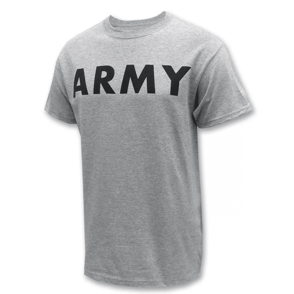 T-Shirt, Soffe, 2 Reflective 'Army', 85/15, S/S, Gray, Size S - Walmart.com
