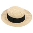 thumbnail image 1 of Straw Hat Mini Hat For Dolls Mini Sombrero Hats Doll Accessory Hand-Woven Hat Ornament Exquisite Doll Tiny Round Hat Beach Hat Boater Hat Has Little Rag Doll Fashion, 1 of 8