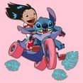 thumbnail image 2 of Girls Lilo & Stitch Friends On Tricycle T Shirt, 2 of 4