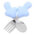 thumbnail image 1 of unbranded 2-Pcs Children Silverware Toddler Utensil Fork Spoon Easy to Clean, 1 of 8