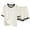 White, variant on GDREDA Men's Summer Pajama Set - Short Sleeve T-Shirt & Shorts Home Clothes | Lightweight Cotton Loungewear for Sleep & Relaxation, Breathable & Comfortable Sky Blue,L