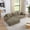 Brown Left Chaise, variant on Timbernest 112" Sectional Couches for Living Room, L Shaped Modular Sectional Sleeper Sofa, 3 in 1 Convertible Sofa Bed with Deep Seat, Black