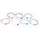 thumbnail image 2 of pulseras delicadas ajustables coloridas tejidas a mano con ojo azul turco, pulsera de buena suerte, cuerda para hombres y mujeres, regalo, 2 of 5