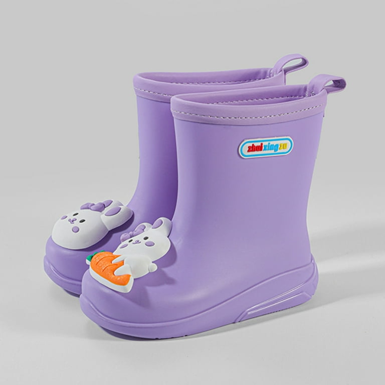 Childrens store purple boots