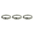 thumbnail image 2 of Thinsony Distinctive Gothic Punk Dragon Scale Bangle 48 inches Cool and Contemporary Steel 7.48 Inch 3Set, 2 of 6