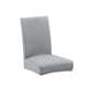 thumbnail image 1 of Silla de comedor sólido cubierta cómoda universal funda giratoria resistente al desgaste en forma de diamante estilo simple funda protectora de plata gris Scienceny HA012483-07, 1 of 6