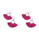 thumbnail image 3 of Minnieouse 1 par de pendientes de borla bohemios llamativos, joyería exagerada con estilo, pendiente con flecos para el Día de San Valentín, Fucsia 2Conjunto, 3 of 6