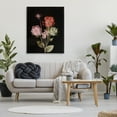 thumbnail image 3 of Stupell Industries Rustic Roses on Black Botanical & Floral Painting Gallery Wrapped Canvas Art Print Wall Art, 36 x 48, 3 of 8