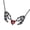 1, variant on Edgy Bat Wing Resin Heart Necklace Gothic Copper Chain Jewelry Women's Halloween Fashion