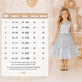 thumbnail image 6 of Sunny Fashion Girls Wedding Dress Sleeveless Flower Party Dress, Size 4-14, 6 of 13