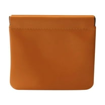 Pouchic - Personalized Snap Closure Leather Organizer Pouch, 2026 New Pouchic Leather Organizer, Auto Snap Closure(Ginger)