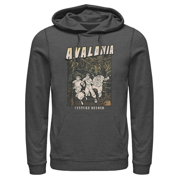 Men's Strange World Avalonia Venture Beyond Pull Over Hoodie Charcoal Heather Large