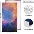 thumbnail image 2 of Dreamtimes Galaxy Soft Hand Towels 2-Piece Absorbent Bath Towel Decorative Fingertip Towels for Bathroom Gym Spa Hotel Beach Swimming Pool,14.4" x 28.3", 2 of 7