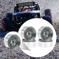 thumbnail image 6 of 4 Pieces RC Car Wheel Tire Rims Larger Diameter Aluminum Alloy for SCX24 TRX4M 1/24 1/18 Models, 6 of 6