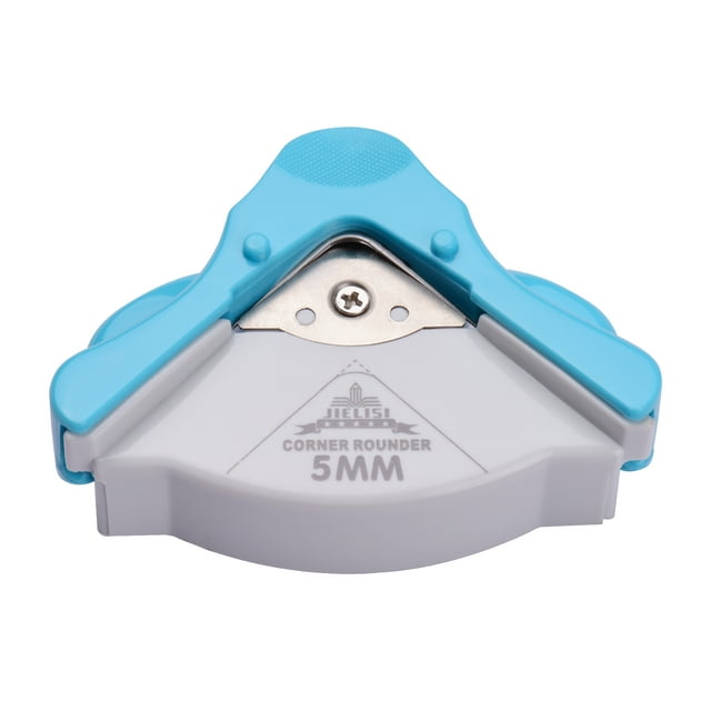 JIELISI Coupe-Bordures d'Angle Portable 5mm pour Carte Invitation Photo Pochettes de Laminage