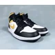 thumbnail image 3 of Ni - ke Ni - ke Air Jordan 1 Mid White Pollen Black 554724-177 Men's Size 13, 3 of 5
