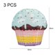 thumbnail image 2 of Linternas de papel de cupcake 3D, decoraciones navideñas Zhivalor CPB-US-PSF1221-1, 2 of 5