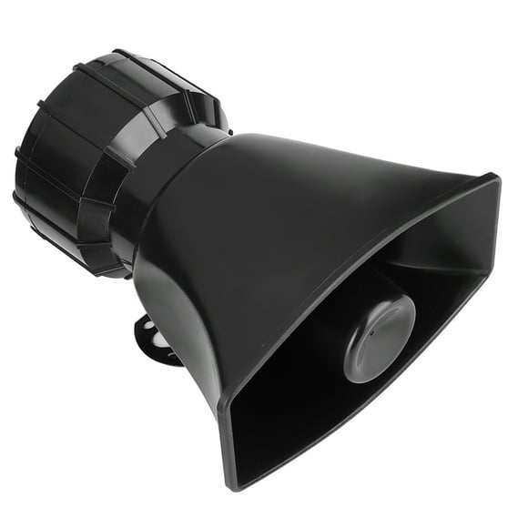 Car Horn Horn Electronic Horn 115-130db Super Car 5 Tone Warning Alarm Siren Horn Speaker With Mic