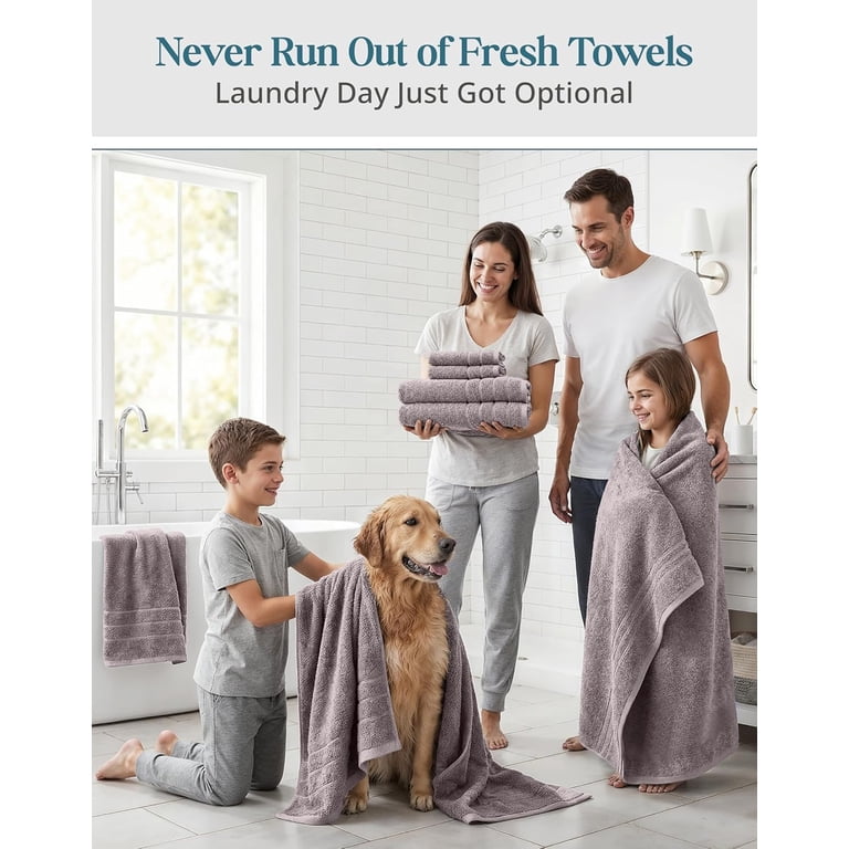 Casa Platino 24-Piece Premium Towel Set, Platinum photo 4