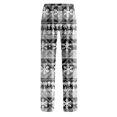 thumbnail image 5 of Dwralegc Christmas Pajama Pants Women Cute Snowflake Printed Holiday Elastic Waist Pajama Bottoms Casual Wide Leg Lounge Pants Drawstring Soft Winter Pj Pants with Pockets Gray L, 5 of 7