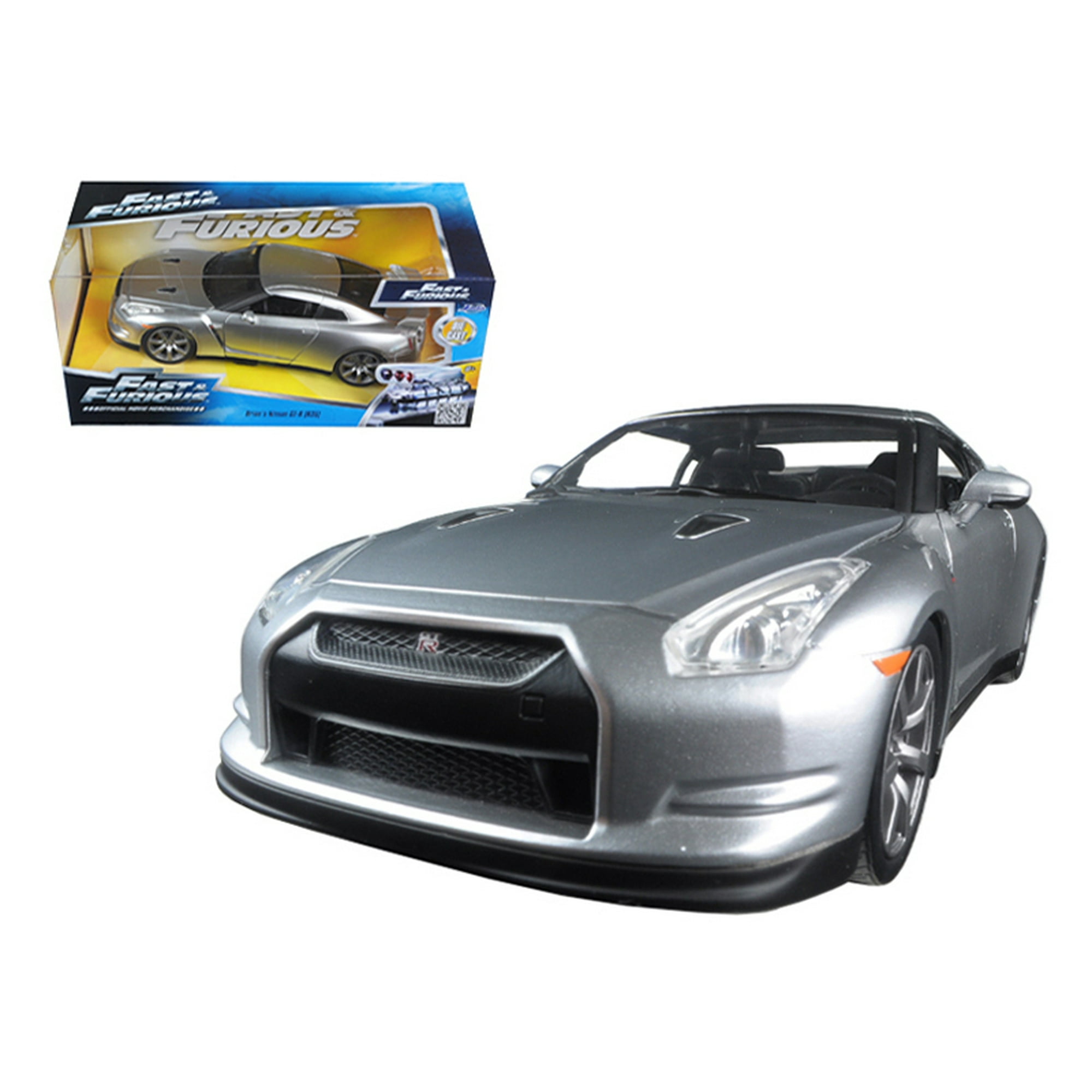 Jada 1 24 Fast Furious Brian s 2009 Nissan R35 Silver