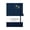 Blue, variant on 2026-2027 Daily Planner PU Leather Daily Academic Planner with Elastic Closure and Pen Slots for School Office