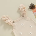 thumbnail image 6 of Bagilaanoe Newborn Baby Girl Rompers Floral Embroidery Sleeveless Bodysuits 3M 6M 12M 18M 24M Infant Casual One Piece Short Jumpsuit, 6 of 7