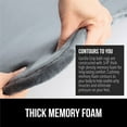 thumbnail image 3 of GORILLA GRIP Memory Foam Bath Rug, Machine Washable, Bath Rugs for Bathroom Floor, 42x24 Mat, Graphite Gray, 3 of 8
