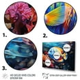 thumbnail image 3 of Designart "Turquoise Waters of the Caribbean II" Nautical & Beach Floater Framed Wall Art Living Room, 3 of 7