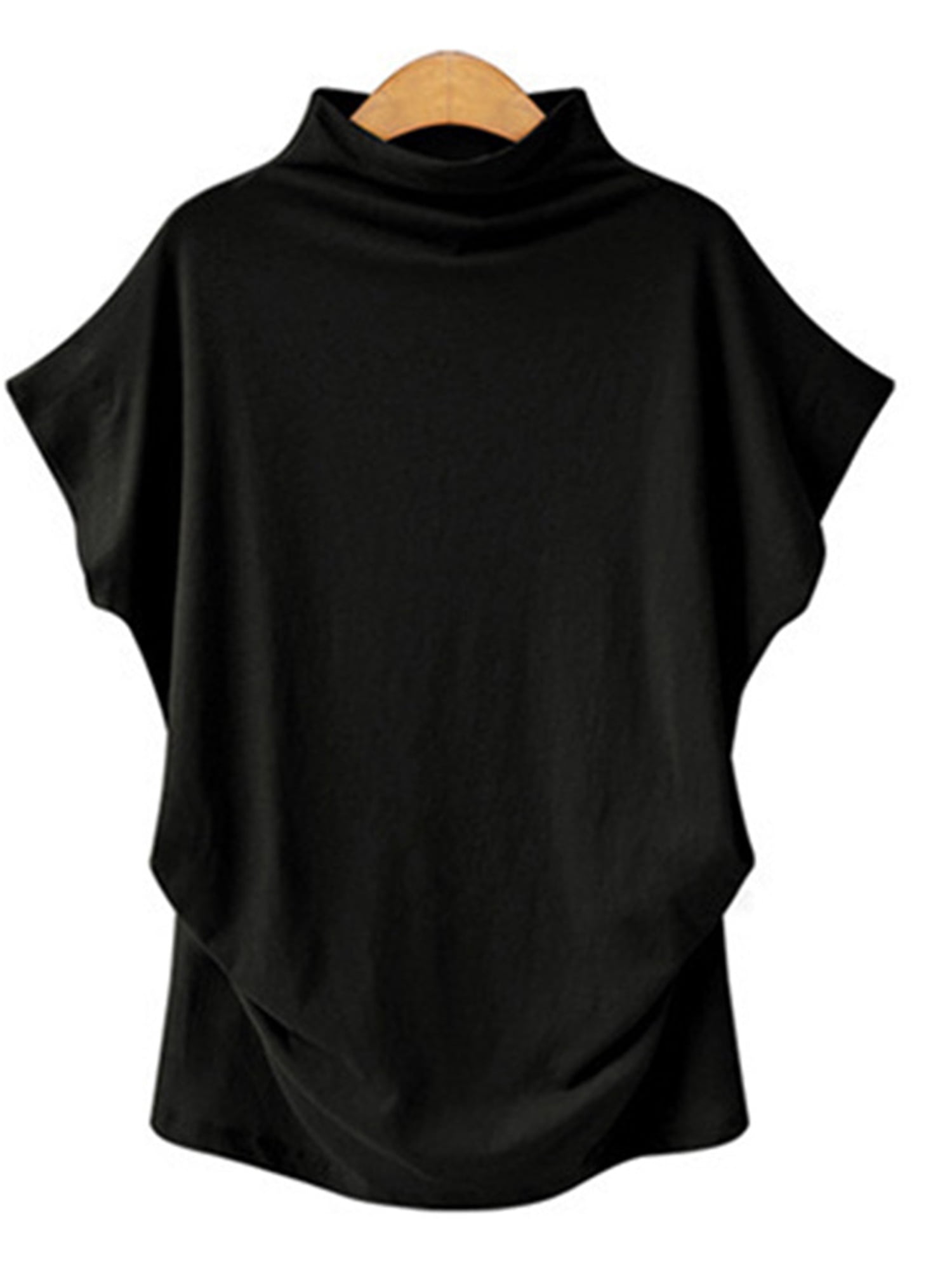 high neck woolen blouse