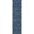 thumbnail image 2 of JONATHAN Y MOROCCAN HYPE 2 x 8 Runner Rug, Aksil Moroccan Beni Souk - Navy/Cream, MOH208G-28, 2 of 8