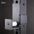 thumbnail image 3 of 2 soportes para barra de pesas, estante de almacenamiento para ahorrar espacio colgante, organizador de soportes para mancuernas con en forma DYNWAVEMX Montaje de soporte de barra, 3 of 7