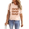 thumbnail image 3 of ABPHQTO Camiseta de mujer rosa COWBOY slim-fit manga corta, 3 of 5