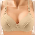thumbnail image 2 of Eashery Women Bras Push upDeep V High Impact Sports Bra Women Bras Beige 85A, 2 of 4