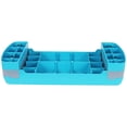 thumbnail image 4 of Fitvids Adjustable Aerobic Stepper Platform, Non-Slip Workout, 27", Blue/Gray, 4 of 6
