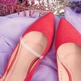 thumbnail image 7 of COMPUKAS 20 Pairs Clear Heel Protectors for Women Shoes, Transparent TPU Anti- Straps for Comfortable Wear, 7 of 7