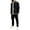 Black, variant on Men's Business Suit Blazer and Pants,Modern Business Attire formal Suit Set for Wedding Events And Corporate Occasions Featuring Tailored Jacket With Matching Trousers - Navy