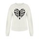 thumbnail image 2 of Gibobby Sudaderas con cremallera Sudaderas de Halloween para mujer, camiseta informal de manga larga con cuello redondo y estampado, , Top, sudaderas largas de lana para mujer(Blanco, XXL), 2 of 3