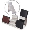 thumbnail image 4 of Exhibidor de carteras, estantes y vitrinas para tiendas de ropa Plata de doble cara, 4 of 8