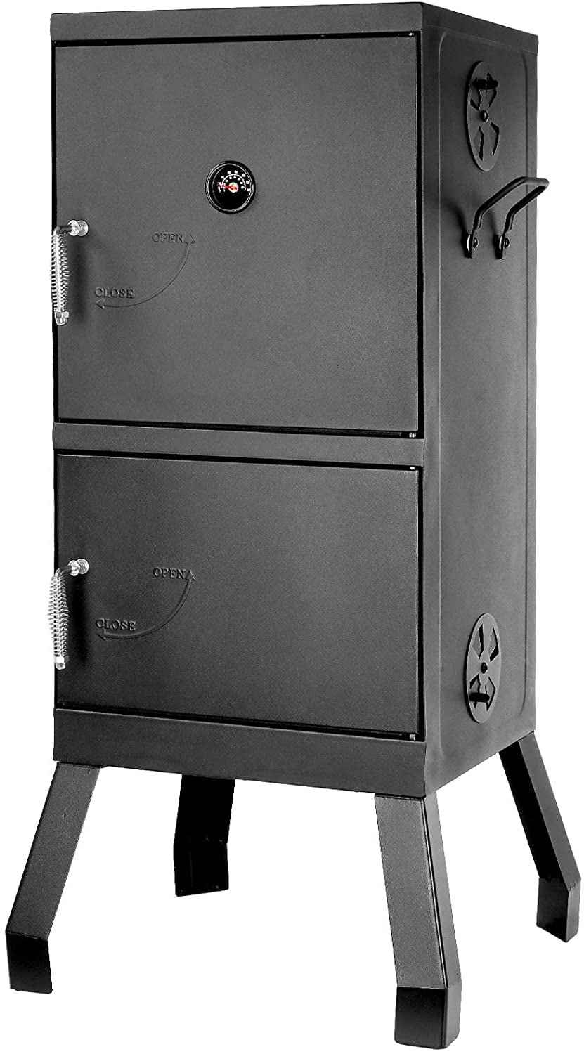 CINAK BBQ Charcoal Smoker and Grill with Thermometer Uganda Ubuy