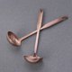 thumbnail image 3 of EeaseMX Juego de 2 utensilios de cocina de acero inoxidable, antiadherentes y resistentes al calor, con filtro y colador (oro rosa)., 3 of 7