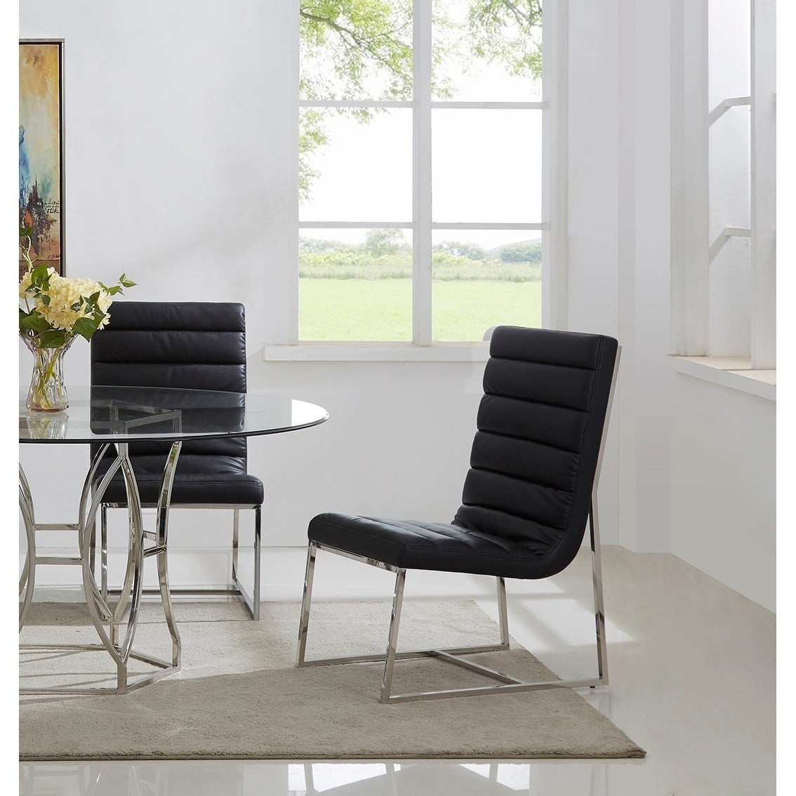 Best Master Modern Faux Leather Dining, Best Master Furniture Faux Leather Dining Chairs