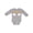 AC-Heather Grey, variant on Inktastic Rainbow with Clouds Boys or Girls Long Sleeve Baby Bodysuit