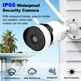 thumbnail image 3 of Sistema de cámara de seguridad inalámbrica con 2 cámaras IP Sensor PIR Detección humanoide Abanopi Cámara web, 3 of 7